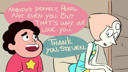 budgebuttons:  Pearl and Steven: Look into the fandom like they’re on The Office  |:I