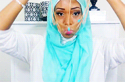 beautyofhijabs:  EASY HIJAB TUTORIAL FOR EID BY:  Nadira037 