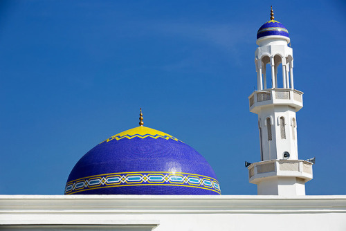 nine-plus-nine:A Mosque in Qantab, Oman. by cookiesound on Flickr. 