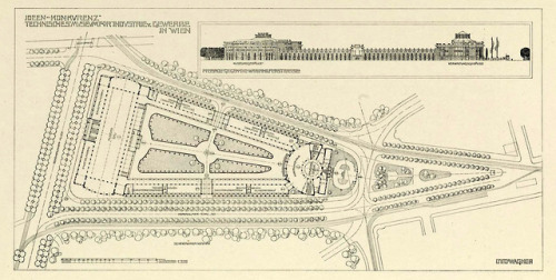 archimaps:Otto Wagner’s design for a Technology Museum, Vienna