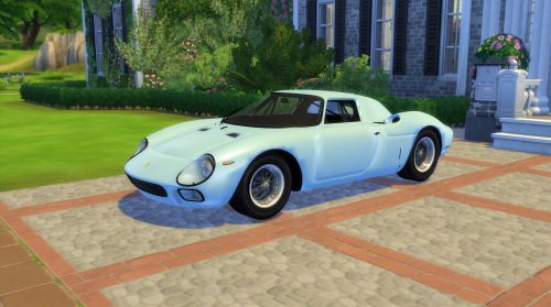 moderncrafter:The Sims 4 - 1963 Ferrari 250 LM~  Polycount: 17543 (Lowpoly)~  10 Swatches~~~~~~~~~~~