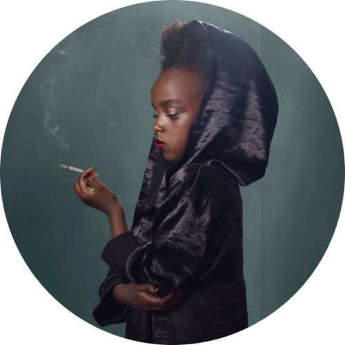 conveyerofcool:   Cool Photography: Smoking Kids Photographer Frieke Janssens poses young children with cigarettes. “I wanted to isolate the viewer’s focus on the issue of smoking itself. I felt that children smoking would have a surreal impact upon
