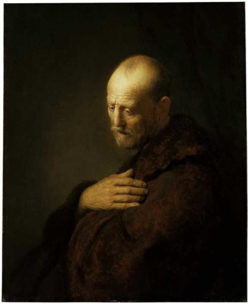 artist-rembrandt:Old Man in Prayer, Rembrandtwww.wikiart.org/en/rembrandt/old-man-in-prayer