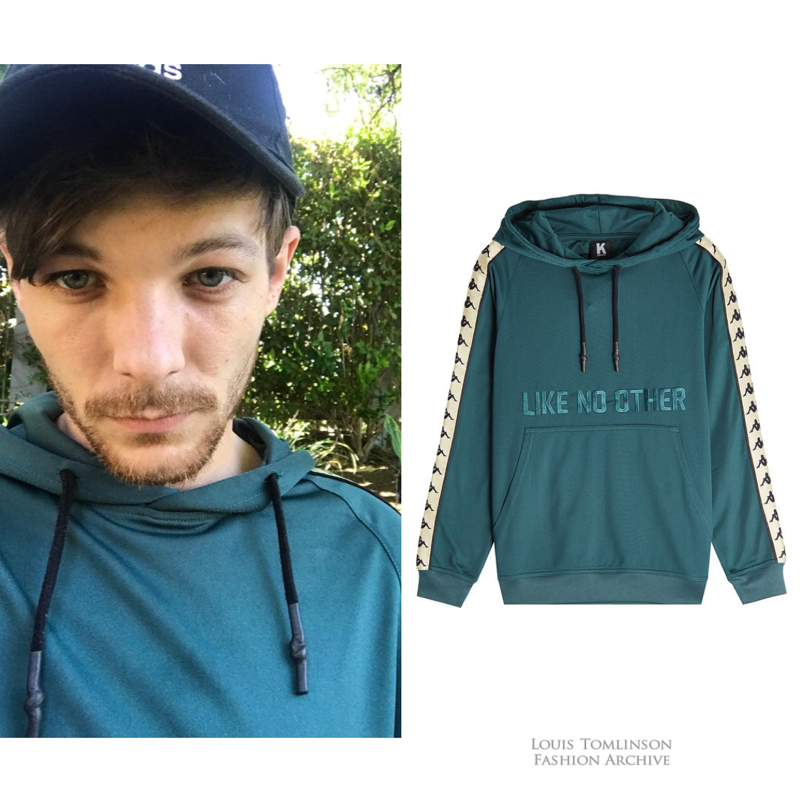 Louis Tomlinson  Louis tomlinson, Green hoodie, Hoodies