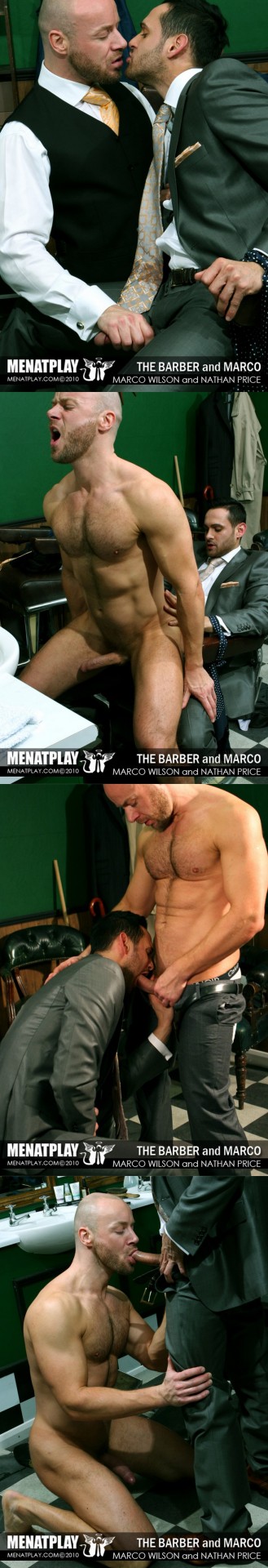 fuckyeahdaddies:  Watch hot suited muscle daddies fuck at Men At Play.