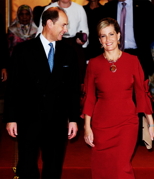 Their Royal Highnesses The Earl and Countess of Wessex in Brunei for HM The Sultan of Brunei&rsq