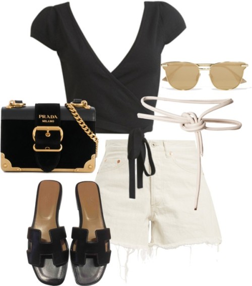 Untitled #23599 by florencia95 featuring cat eye sunglasses ❤ liked on PolyvoreArden B mesh crop top