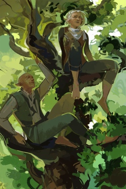 heathwind-blog:Ahya Lavellan and Solas giveaway  for @mass-effort