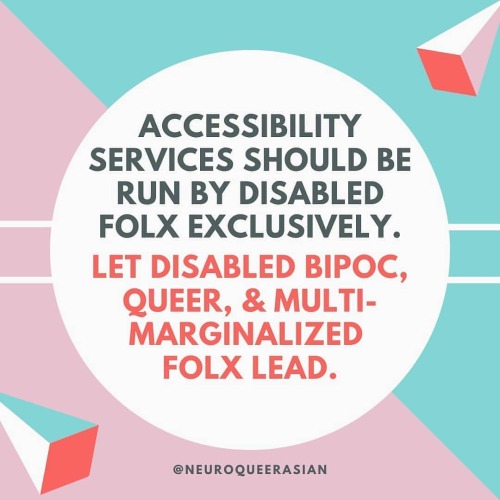 Posted @withrepost • @neuroqueerasian ableds actually down for accessibility should hand over leader