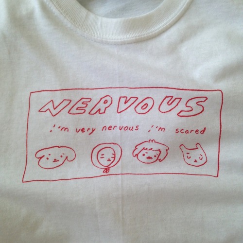 littlealienproducts:NERVOUS t-shirt by sundayschoolkid