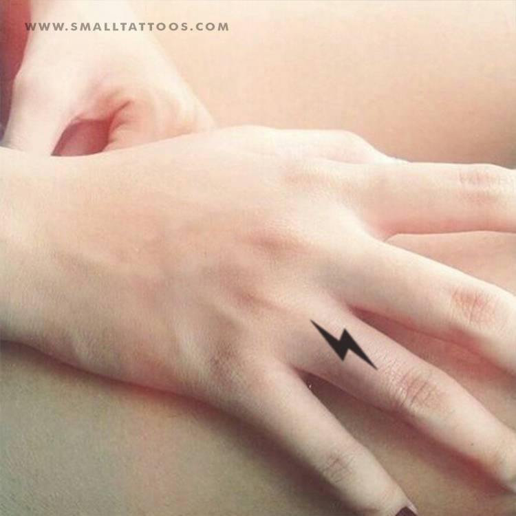 Lightning bolt temporary tattoo, get it here ► http://bit.ly/2N2VVZS