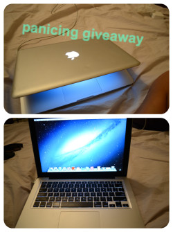 panicing:  *READ THIS* I’m giving away my old 13” macbook pro (i don’t know the year, like 2010-2011) because i got a new one for a birthday present and i don’t really need it anymore and i have nothing to do with it so it just sits around. but