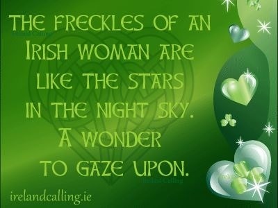 irishbabygirl77:  I have too damn many in my opinion. 😝  I am Irish. So, the freckles of an Irish are like kisses .