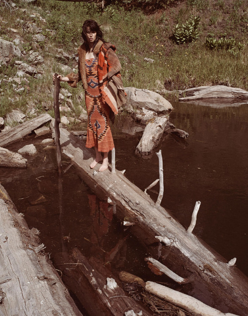 stormtrooperfashion:Sabrina Ioffreda in “The New Frontier” by Cedric Buchet for Porter Magazine #6, 