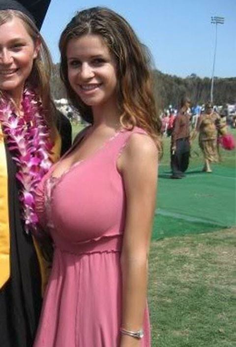 Busty slim teen girl