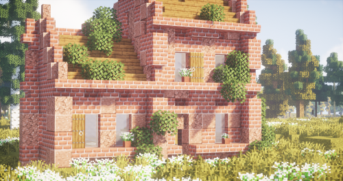 ~A medium sized brick house~It took me longer than I’ll admit to make this style work.