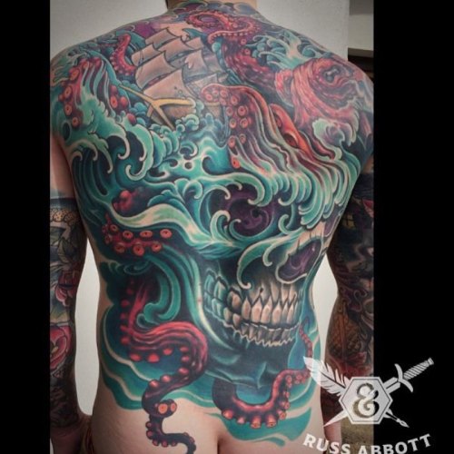 tattooistartmag:  🏆 #Tattoo of the day #Artist: Russ Abbott Location: #USA Artist’s IG: @russabbott
