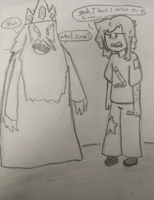 Random Drawing Of Me And Simon In Adventure Time Design