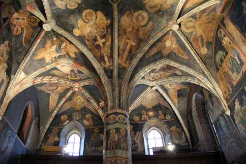 The Holy Trinity Chapel at Lublin Castle, XV century. Lublin, Poland. The Chapel was build in second