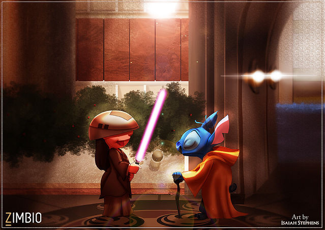 mrleozombie:  thegeekogecko:  blacklunch:  Star Wars/Disney Princesses Crossover