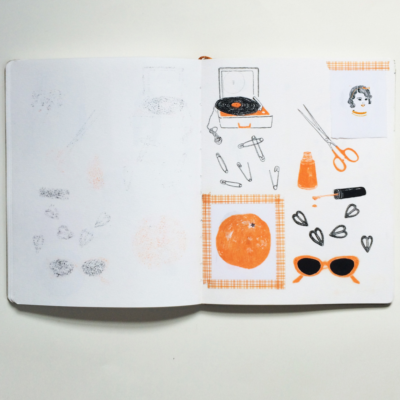 aimeebeebrooks:  most of my work is done in my sketchbook. here are the original