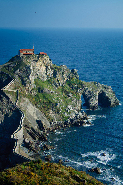 San Juan de Gaztelugatxe in Basque Country, Spain (by pdobeson).