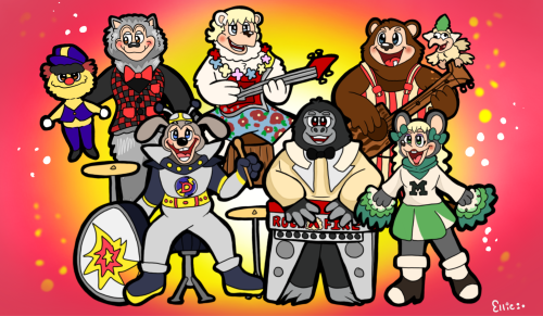 I Drew The Rock-afire Explosion Band! =D