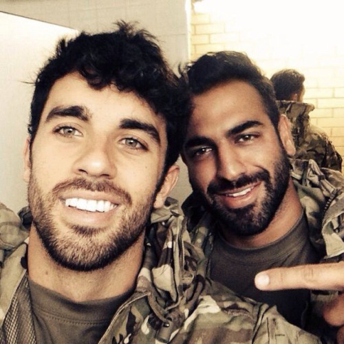 whitegirlsaintshit:manhood:The guy on the right was Mr. Lebanon some years back he is such a babebye