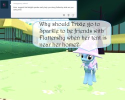 asktrixandberry:  Trixie: Uh….Trixie is