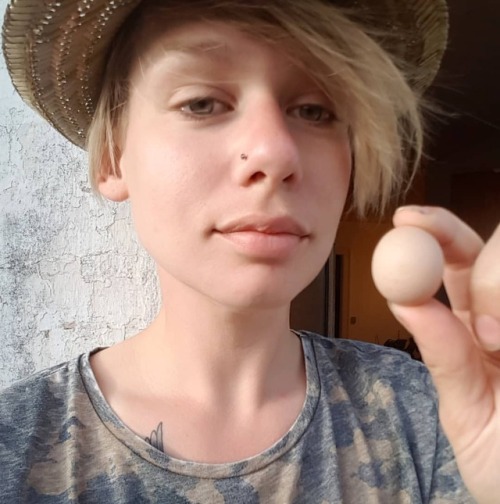lynseygrosfield: My first fart egg, such an honour for any upstart chicken farmer