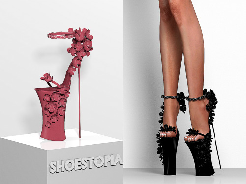 Shoestopia - Loco High Heels+10 SwatchesFemaleSmooth WeightsMorphsCustom ThumbnailHQ Mod CompatibleD