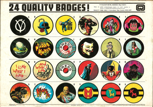 Badges, from Marvelman Special No.1 (Quality porn pictures