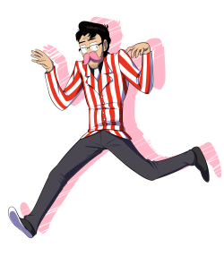 scryptixdoodles:  He’s beauty  He’s grace He’s Miss United States  Wilfred Warfstache