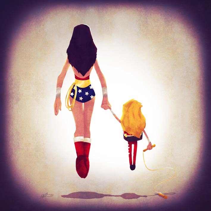 geek-art:  Andry Rajoelina’s Super FAmilies Series now available ! Exclusive Geek-Art