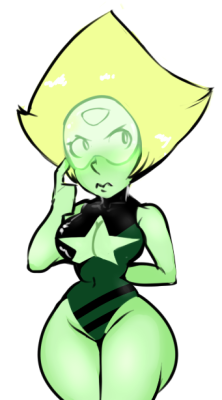 lurkergg:  mollythewhopped:  haha Perithot  “ Peridot’s log - The fusion Garnet seems to inspire great respect from the organic human males. When she walks by them they all stop awe struck at her form. I hear them mumbling something about “them