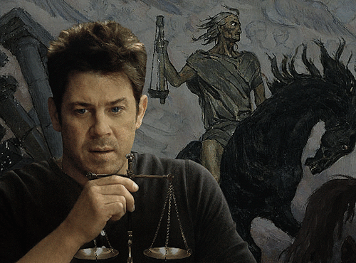 muiromem:The Librarians: Four Horsemen of the Apocalypse This is SO COOL! The colours fit wonderfull
