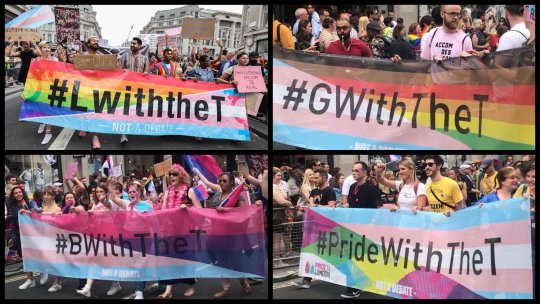 bi-trans-alliance:Solidarity with the trans community at Pride In London, July 2019