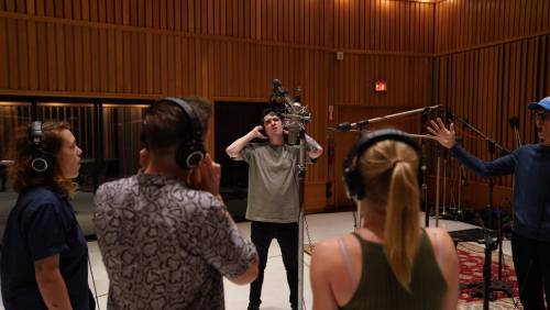 patiencesinners:Panic! at the Disco recording “Into the Unknown&quot; 