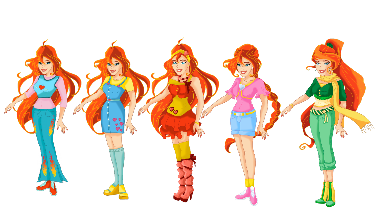 TheWickedMerman — Winx Club - Casual Outfits (UPDATED)