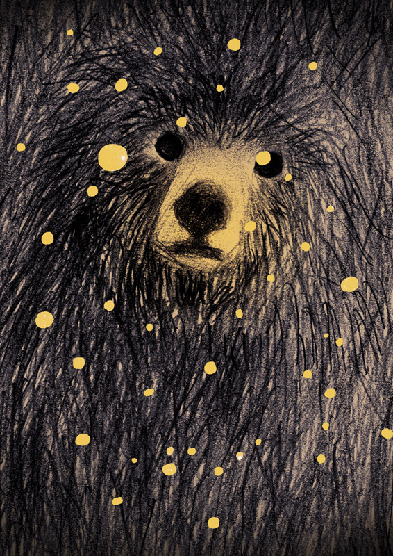 linetteno:  New work! Ursa Major is available as art print and more on RedbubbleSociety6INPRNTand