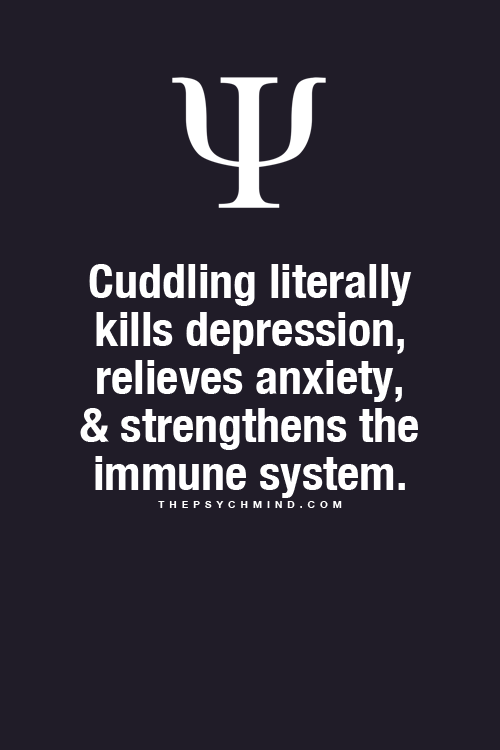 thepsychmind:  Fun Psychology facts here!  Really??? I should cuddle more often :3