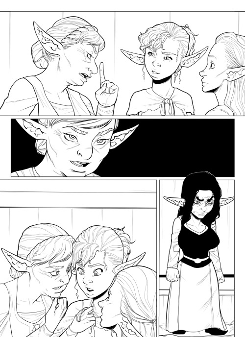 Time for drama D:<Also I decided to make all writing in this comic to be vague bullshit :D