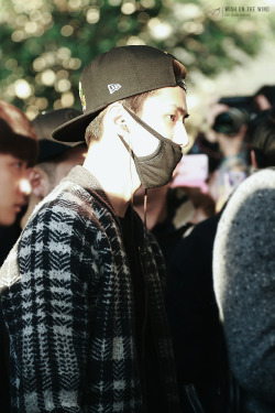 dailyexo:  Sehun - 141118 Gimpo Airport, departing for Tokyo Credit: Wish On The Wind. (김포공항 출국)