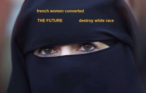 myjacksam:  French women are ready to join the superior future race.  Arab and black African Mu