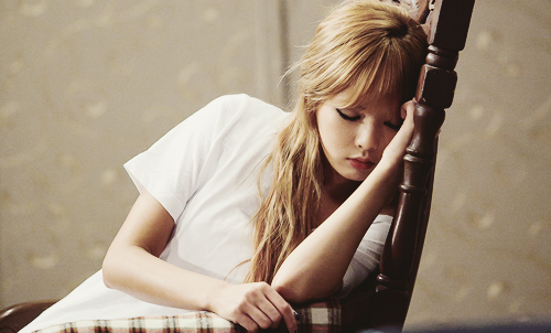 the tired student