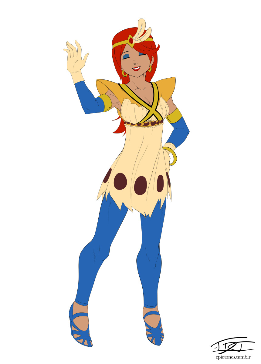 epictones: Commissioned character fusion between Princess Elise, Madonna Garnet and