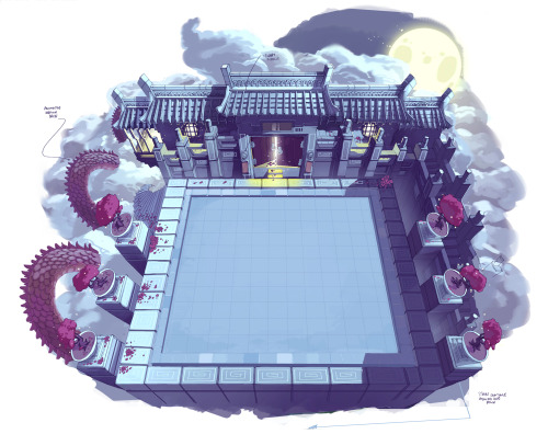 One of the environments for the game &lsquo;Zen Puzzle Garden&rsquo;.