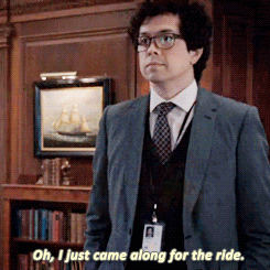 beautifuldisastr:2.14 Left of The Boom - “Oh, I just came along for the ride.”