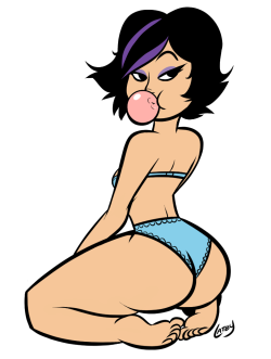 ninsegado91:  Commission of Gogo Tomago by @lookatthatbuttyo :)   dat gogo~ &lt; |D’‘‘