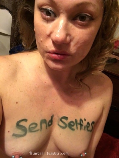 kimbrrr: eroticselfiesblog: Well, this ups the game! @kimbrrr Thanks for this amazing fansign submis